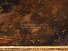 Robert Kronabetter Alott (1850 - 1910): A római Colosseum. Olaj, vászon. Jelzett. Restaurált, apró f...