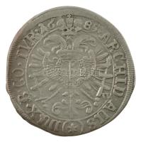 Ausztria 1685. 15kr Ag "I. Lipót" Mainz (4,68g) T:VF patina, anyagfölösleg Austria 1685. 15 Kreuzer Ag "Leopold" Mainz (4,68g) C:VF patina, excess material Krause KM#1335