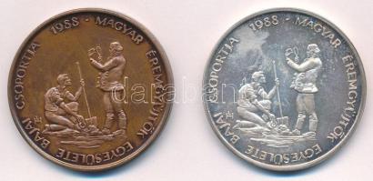 Lapis András (1942-) 1988. "Telcs Ede / Magyar Éremgyűjtők Egyesülete Bajai Csoportja" bro...