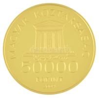 2009. 50.000Ft Au "Kazinczy Ferenc születésének 250. évfordulója" kapszulában, tanúsítvánn...