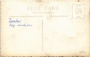 Zombor, Sombor; városháza, üzlet / town hall, shop. Vig photo