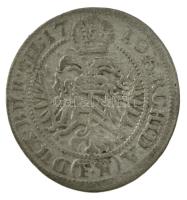 Német Államok / Szilézia / Boroszló 1710FN 3kr Ag "I. József" (1,42g) T:VF,F hullámos leme...