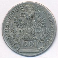 Csehország / Történelmi tartomány 1763. 20kr Ag "Mária Terézia" (6,31g) T:VF Bohemia 1763....