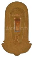 1934. "Tornász Világbajnokság Budapest 1934" aranyozott bronz gomblyukjelvény "Cserké...