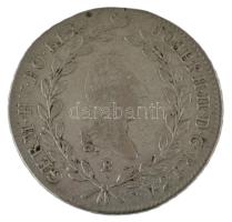 1788B 20kr Ag "II. József" (6,58g) T:XF / Hungary 1788B 20 Kreuzer Ag "Joseph II"...