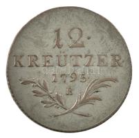 1795B 12kr Ag "I. Ferenc" Körmöcbánya (4,81g) T:XF patina Hungary 1795B 12 Kreuzer Ag "Franz I" Kremnitz/Kremnica (4,81g) C:XF patina Huszár: 2009., Unger III.: 1394.a