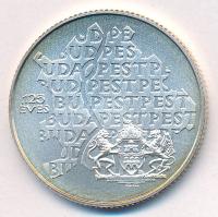 1998. 750Ft Ag "Budapest 125 éves" kapszulában T:BU patina  Adamo EM149