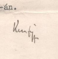 1919 Kunfi Zsigmond (1879-1929) közoktatásügyi miniszter (Berinkey-kormány, 1919. január 22. - márci...