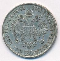 Ausztria 1841A 20kr Ag "I. Ferdinánd" T:XF patina Austria 1841A 20 Kreuzer Ag "Ferdin...