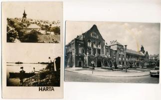 Bács-Kiskun megye - 30 db MODERN magyar város képeslap