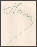 1933 Hóman Bálint (1885-1951) vallás- és közoktatásügyi miniszter aláírása egy kinevezésen (Gömbös-k...