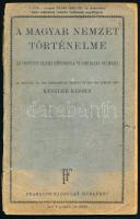 Keszler Károly: A magyar nemzet történelme. Az osztott elemi népiskola VI. osztálya számára. Bp., é.n. (cca 1930), Franklin-Társulat, 68 p. Fekete-fehér képekkel illusztrálva. Kiadói tűzött papírkötés, sérült borítóval, néhány sérült lappal, ceruzás firkákkal.