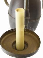 Régi bronz csillár, jó állapotban, d: 75 cm