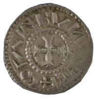 1095-1116. Denár Ag "Kálmán" (0,61g) T:AU,XF patina / Hungary 1095-1116. Denar Ag "Co...