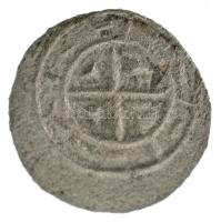 1095-1116. Denár Ag "Kálmán" (0,26g) T:XF patina Hungary 1095-1116. Denar Ag "Coloman...