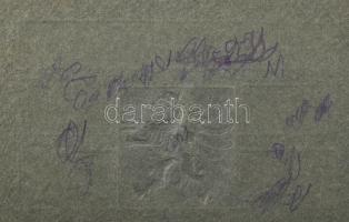 cca 1910-1920 Hornyánszky Viktor csász. és kir. udvari könyvnyomdája Budapest, dekoratív, dombornyom...