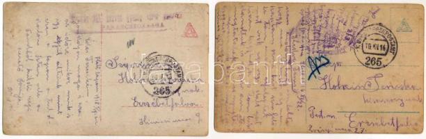 4 db RÉGI romantikus zsáner képeslap vegyes minőségben: szerelmes párok / 4 pre-1945 romantic postca...