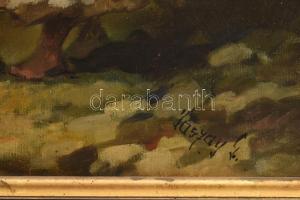 Jászay József (Zombor, 1869 - ? ), Körtáncoló lányok. Olaj, vászon, jelzett, Dekoratív fa keretben 4...