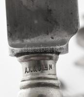 Berndorf alpakka evőeszköz készlet, doboz nélkül + 6 db kés