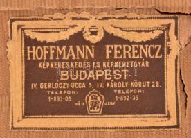 Z. Hadzsy Olga (Budapest, 1880-?): Balatoni kikötő. Olaj, farost, jelzett, hátoldalán kiállítási cím...