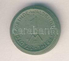 Német Birodalom / Weimari Köztrsaság 1921. 1M "Waldenburg városi jogú település" zöld porc...