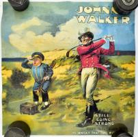 Johnie walker reklám 32x31 cm feltekerve