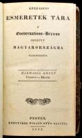 Közhasznú esmeretek tára. A' Conversations-Lexicon szerént Magyarországra alkalmaztatva. III. köt.: Canopus - Delphi. Pest, 1832, Wigand Ottó (Landerer-ny.), 568 p. Korabeli, aranyozott gerincű félbőr-kötésben, festett lapélekkel, a borítón és gerincen kisebb sérülésekkel, kopásokkal, belül jó állapotban, minimálisan foltos lapokkal.