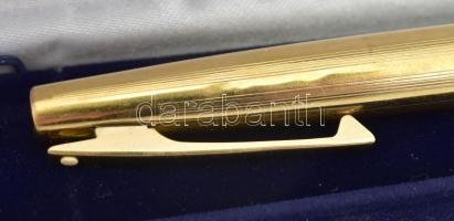 Schaffer aranyozott toll, hegy nélkül, dobozában