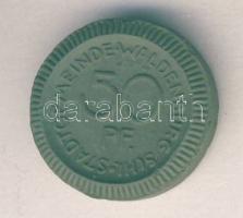 Német Birodalom / Weimari Köztársaság 1921. 50Pf "Waldenburg városi jogú település" zöld p...