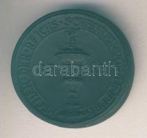 Német Birodalom / Weimari Köztársaság 1922. "Gaildorf" fekete porcelánérem T:1