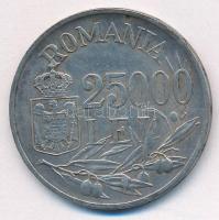 Románia 1946. 25.000L Ag "I. Mihály" T:XF patina 
Romania 1946. 25.000 Lei Ag "Mihai...