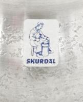 Skurdal Pewter svéd pohár szett, jó állapotban, 6 db, m: 10 cm