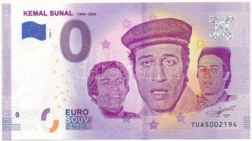 Törökország 2020. 0E &quot;Kemal Sunal&quot; szuvenír bankjegy T:UNC  Turkey 2020. 0 Euro &quot;Kemal Sunal&quot; souvenir banknote C:UNC