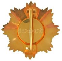 1948. "A Kossuth-érdemrend II. osztálya" aranyozott és zománcozott tombak csillag hátlapon...