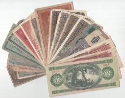 20db-os magyar és külföldi bankjegy tétel T:F-VG