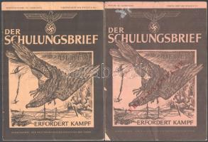 1942 Der Schulungsbrief c. nemzetiszocialista lap 2 száma,