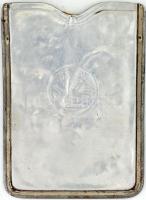 cca 1940 BSZKRT Fém bérlet-tok,