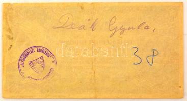 Marosvásárhely 1941. 5P "Repülő-Pengő - Repülőgépeket Erdélynek" hátoldalán bélyegzéssel T...