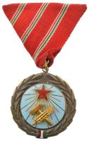 1954. "Munka Érdemérem" zománcozott bronz kitüntetés mellszalagon T:AU  NMK 606.