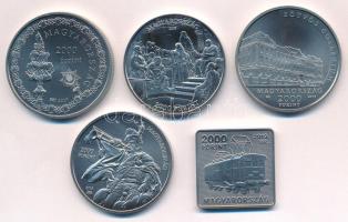 2019. 2000Ft Cu-Ni "250 éves a Semmelweis Egyetem" + 2000Ft Cu-Ni "Munkácsy Mihály sz...