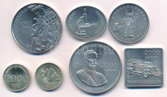 2015. 2000Ft Cu-Ni "Róth Miksa" + 2000Ft Cu-Ni "90 éve kapott Nobel-díjat Zsigmondy R...