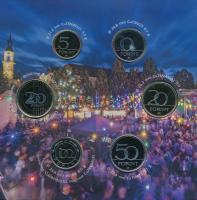 2023. 5Ft-200Ft (6xklf) + "Veszprém-Balaton Európa kulturális fővárosa" Cu-Ni-Zn emlékérem...