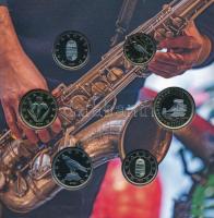 2023. 5Ft-200Ft (6xklf) + "Veszprém-Balaton Európa kulturális fővárosa" Cu-Ni-Zn emlékérem...