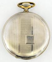 Junghans zsebóra. Kézi felhúzós, d: 47 mm Fém tokkal, működik