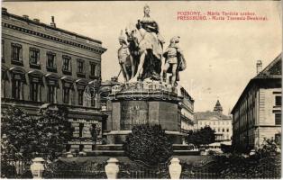 1910 Pozsony, Pressburg, Bratislava; Mária Terézia szobor / Maria Theresia Denkmal / statue