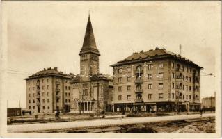 1931 Budapest XI. Kelenföldi Református Egyház "Magyar Advent" temploma és lakóházai, Strassburger Testvérek, Farkas Antal üzlete. Lenke út 44.