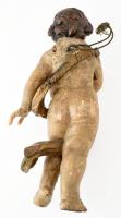 Puttó. cca XVIII. sz., feltételezhetően magyar szobrász, faragott fa, restaurálva, sérüléssel. M: 49...