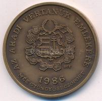 Bognár György (1944-) 1986. "MÉE Gyöngyösi Csoport - Aradi Vértanúk / Damjanich János" bro...