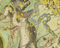 Andreas Cellarius (1596-1665) Haemispharium Stellatum Australe Antiquum - Az ókori déli csillagfélte...