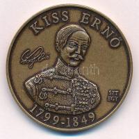 Bognár György (1944-) 1999. "MÉE Gyöngyösi Csoport - Aradi Vértanúk / Kiss Ernő" bronz eml...